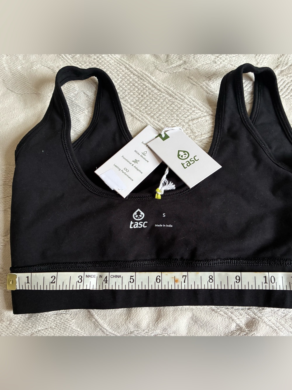 Tasc Performance Women's Black Sports Bra - S
